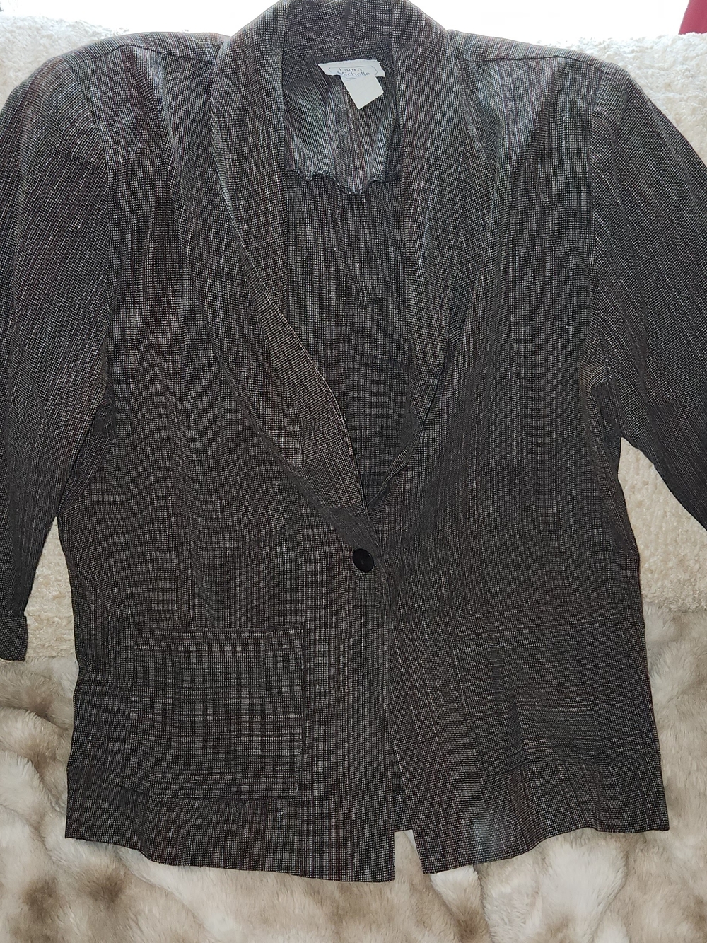 Lauren Michelle Multicolor Textured Blazer